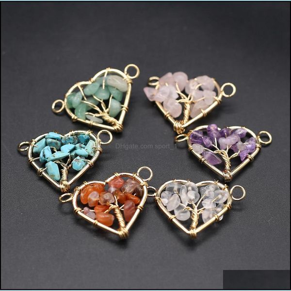 charms natural stone pendants heart shape charms reiki heal tree of life connectors for jewelry making diy women necklace gifts drop dheho, Bronze;silver
charms natural stone pendants heart shape charms reiki heal tree of life connectors for jewelry making diy women necklace gifts drop dheho, Bronze;silver