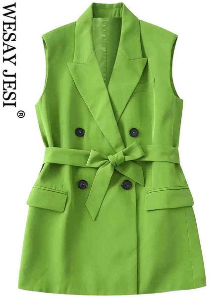 suit wesay jesi green chic double breasted sleeveless long suit vest premiu, White;black
suit wesay jesi green chic double breasted sleeveless long suit vest premiu, White;black