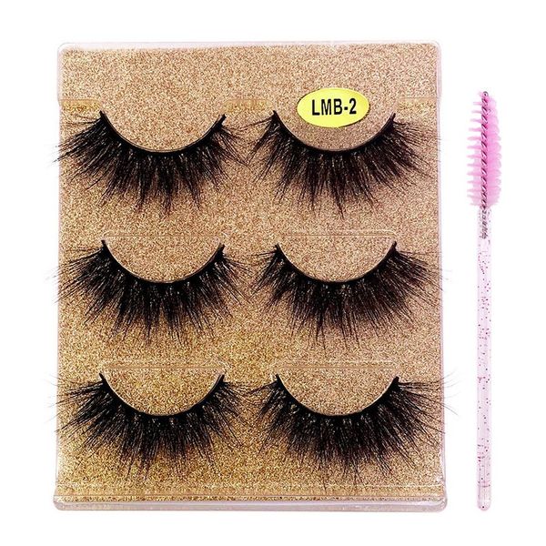 3 pairs thick multilayer false eyelashes set naturally soft and delicate reusable hand made curly mink fake lashes messy crisscross eyelash
3 pairs thick multilayer false eyelashes set naturally soft and delicate reusable hand made curly mink fake lashes messy crisscross eyelash