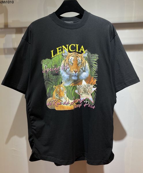 spring and tee summer high version b tiger pattern letter print pullover round neck loose t shirt short sleeve balencaigass, White;black
spring and tee summer high version b tiger pattern letter print pullover round neck loose t shirt short sleeve balencaigass, White;black