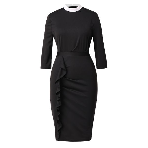 catholic church women stand collar clergy mass dress business formal work pencil dress, White;black
catholic church women stand collar clergy mass dress business formal work pencil dress, White;black