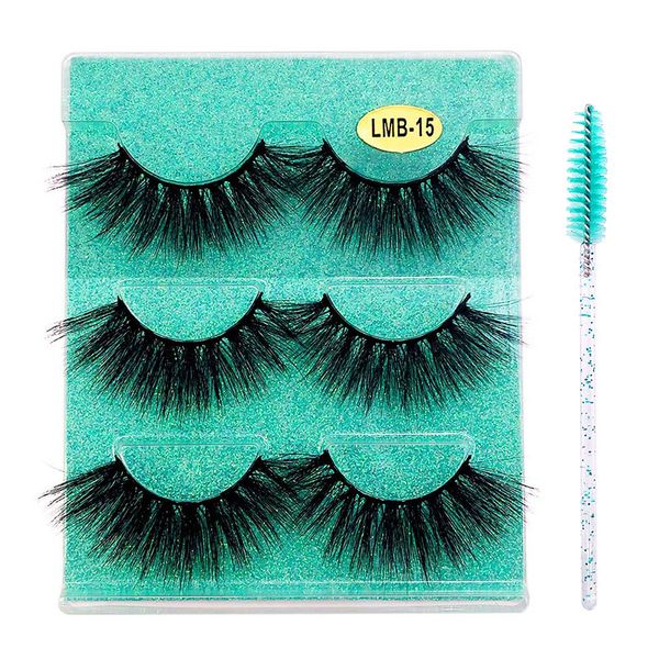 soft light thick false eyelashes 3 pairs set with brush curly crisscross reusable hand made multilayer fake lashes extensions easy to wear d
soft light thick false eyelashes 3 pairs set with brush curly crisscross reusable hand made multilayer fake lashes extensions easy to wear d