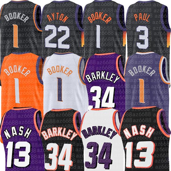 2022 phoenixs sun 13 34 devin booker chris paul deandre ayton basketball''nba''jersey 1 3 22 steve nash charles barkley, Black;red
2022 phoenixs sun 13 34 devin booker chris paul deandre ayton basketball''nba''jersey 1 3 22 steve nash charles barkley, Black;red