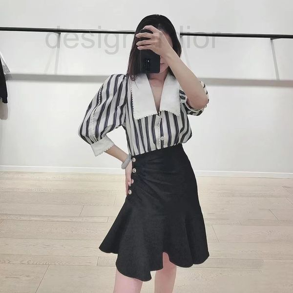 skirts designer fadan s 22 summer women's dress french pleated irregular fishtail metal button ruffle skirt 8nj8, Black
skirts designer fadan s 22 summer women's dress french pleated irregular fishtail metal button ruffle skirt 8nj8, Black
