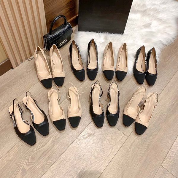 classic luxury designer women dress shoes quality fashion high heels leather-made new sandals for spring and autumn, Black
classic luxury designer women dress shoes quality fashion high heels leather-made new sandals for spring and autumn, Black