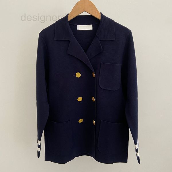 women's sweaters designer fadan va's 2022 korean version of the new knitted small suit jacket women's two bars double breaste, White;black
women's sweaters designer fadan va's 2022 korean version of the new knitted small suit jacket women's two bars double breaste, White;black