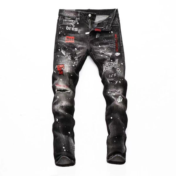 men jeans hole light blue dark gray italy brand man long pants trousers streetwear denim skinny slim straight biker jean for women d2 28-40
men jeans hole light blue dark gray italy brand man long pants trousers streetwear denim skinny slim straight biker jean for women d2 28-40