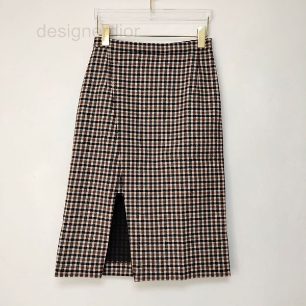 skirts designer fadan 2021 autumn and winter new women's wool blended plaid slit medium length skirt swwa, Black
skirts designer fadan 2021 autumn and winter new women's wool blended plaid slit medium length skirt swwa, Black