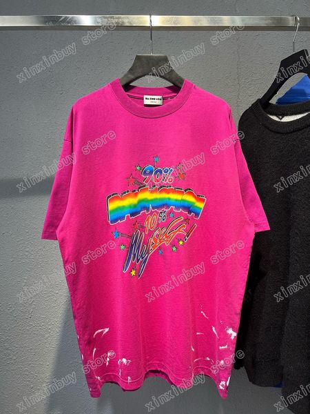 xinxinbuy men designer tees paris rainbow letter print hand drawn graffiti ear wheat women black red xs-l, Black;brown
xinxinbuy men designer tees paris rainbow letter print hand drawn graffiti ear wheat women black red xs-l, Black;brown