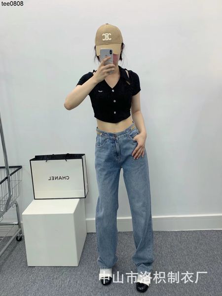 celinss home 22 jeans autumn new product washing light color triumphal arch chain high waist straight tube thin simple jeans pants, Blue
celinss home 22 jeans autumn new product washing light color triumphal arch chain high waist straight tube thin simple jeans pants, Blue