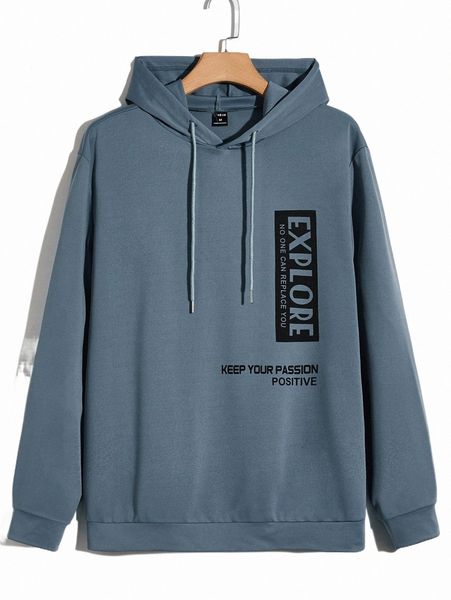 men's hoodies & sweatshirts men slogan graphic drawstring hoodie t93d#, Black
men's hoodies & sweatshirts men slogan graphic drawstring hoodie t93d#, Black