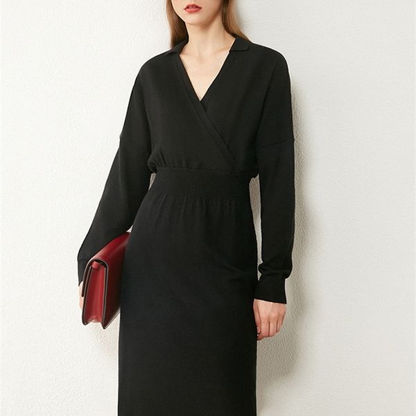 casual dresses amii minimalism winter knitted dresses for women elegant vneck full sleeve dress office lady female french dresses 12040908 2, Black;gray
casual dresses amii minimalism winter knitted dresses for women elegant vneck full sleeve dress office lady female french dresses 12040908 2, Black;gray