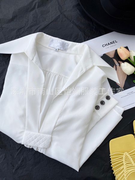 women's blouses & shirts designer nanyou xiaoxiangjia 22 autumn winter new product big v lapel white silk versatile long sleeve shirt f
women's blouses & shirts designer nanyou xiaoxiangjia 22 autumn winter new product big v lapel white silk versatile long sleeve shirt f