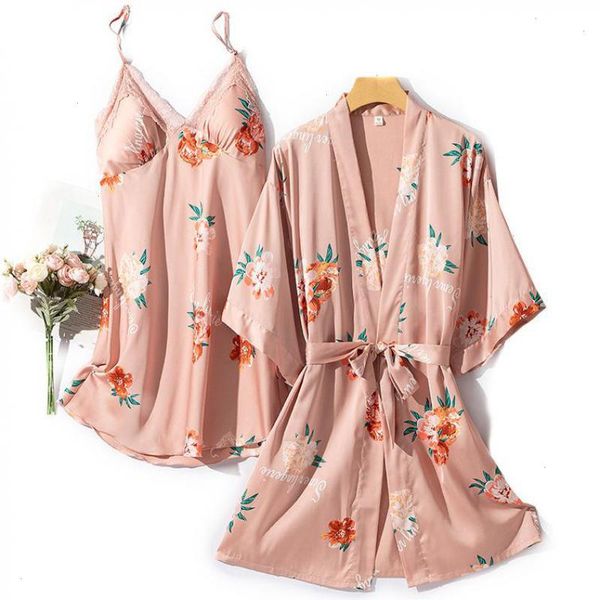 women womens sleepwear kimono robe set loungewear satin home dressing gown, Black;red
women womens sleepwear kimono robe set loungewear satin home dressing gown, Black;red