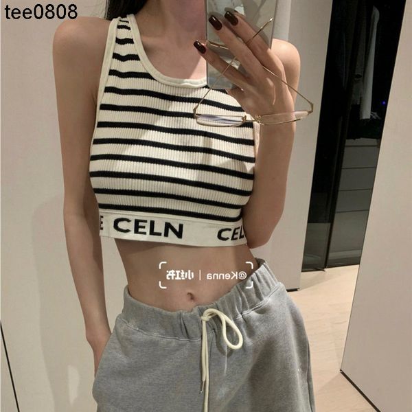 celinss fashion vest home stripe letter webbing sports vest comfortable elastic backing versatile short suspender underwear top, White
celinss fashion vest home stripe letter webbing sports vest comfortable elastic backing versatile short suspender underwear top, White