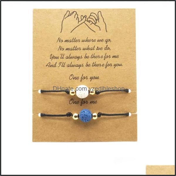charm bracelets 10mm colorf black white lava stone beads lover couple card bracelet adjustable rope wristband essential dhseller2010 dhjoy, Golden;silver
charm bracelets 10mm colorf black white lava stone beads lover couple card bracelet adjustable rope wristband essential dhseller2010 dhjoy, Golden;silver
