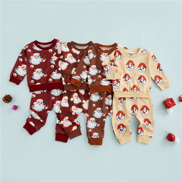 special occasions baby girls boys christmas clothes set santa claus snowman print long sleeve t shirt with elastic waist pants 0 3y 220905, Blue
special occasions baby girls boys christmas clothes set santa claus snowman print long sleeve t shirt with elastic waist pants 0 3y 220905, Blue