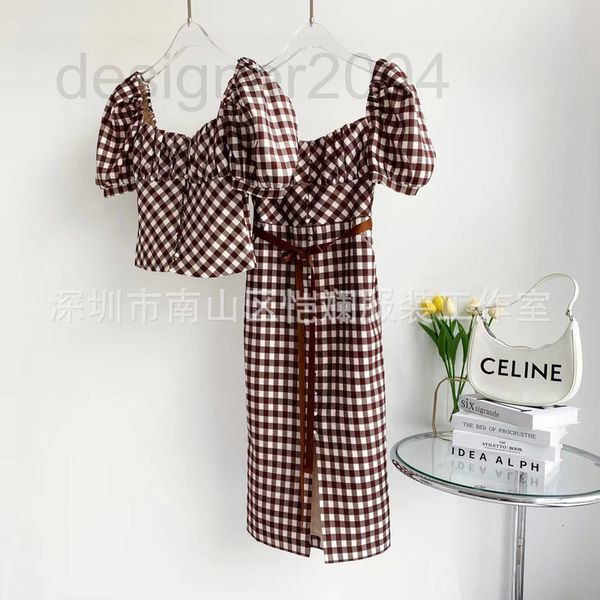 casual dresses designer shenzhen nanyou sp2022 spring and summer new french square neck plaid bubble sleeve tea break dress ddso, Black;gray
casual dresses designer shenzhen nanyou sp2022 spring and summer new french square neck plaid bubble sleeve tea break dress ddso, Black;gray