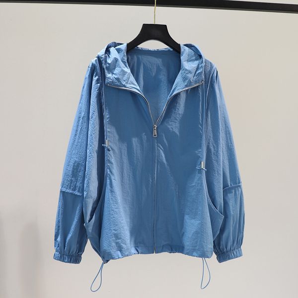 women s jackets summer fashion jacket women hooded loose thin sunscreen windbreaker female clothing outerwear ladies 220905, Black;brown
women s jackets summer fashion jacket women hooded loose thin sunscreen windbreaker female clothing outerwear ladies 220905, Black;brown