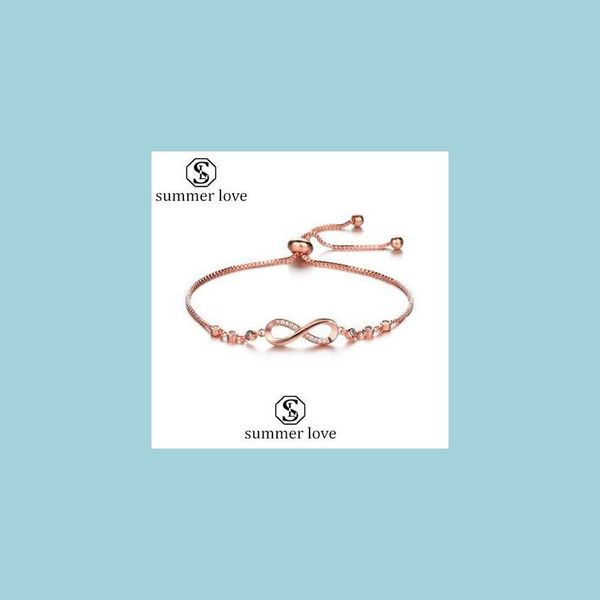 link chain new fashion infinite charm bracelet bangle for women elegant adjustable size sier plating box chain trendy jew ffshop2001 dhay8, Black
link chain new fashion infinite charm bracelet bangle for women elegant adjustable size sier plating box chain trendy jew ffshop2001 dhay8, Black