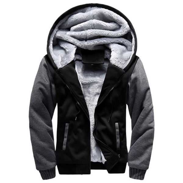 men's hoodies sweatshirts winter thick warm fleece zipper coat sportwear male streetwear 4xl 5xl 220905, Black
men's hoodies sweatshirts winter thick warm fleece zipper coat sportwear male streetwear 4xl 5xl 220905, Black