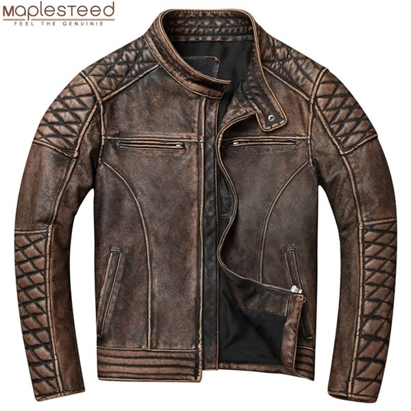 men's leather faux vintage jacket thick 100% genuine cowhide biker slim fit motorcycle coat autumn asian size s5xl m419 220905, Black
men's leather faux vintage jacket thick 100% genuine cowhide biker slim fit motorcycle coat autumn asian size s5xl m419 220905, Black