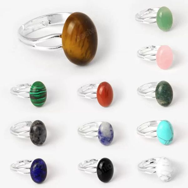 different natural crystal adjustable silver plated ring for women girl party club decor fashion jewelry
different natural crystal adjustable silver plated ring for women girl party club decor fashion jewelry