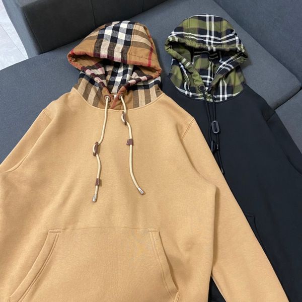autumn winter 2022 classic hoodie striped hat plaid splicing casual casual fashion designer mens hoodies, Black
autumn winter 2022 classic hoodie striped hat plaid splicing casual casual fashion designer mens hoodies, Black