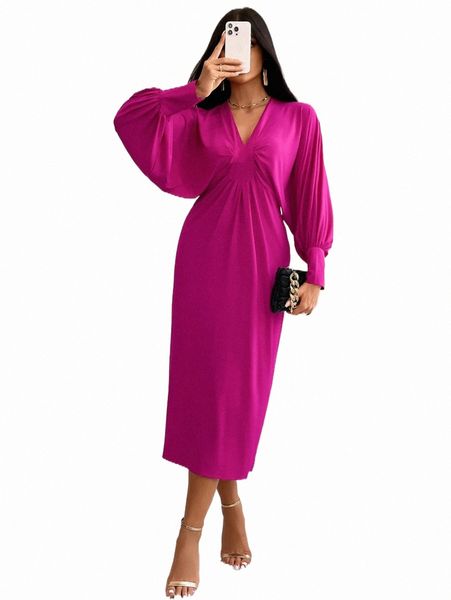 casual dresses solid batwing sleeve split back fitted dress u9cp#, Black;gray