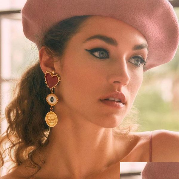 dangle chandelier retro evil blue eye long earrings enamel heart for women temperament exaggerate party jewelry accessorie lulubaby dh60r, Silver
dangle chandelier retro evil blue eye long earrings enamel heart for women temperament exaggerate party jewelry accessorie lulubaby dh60r, Silver