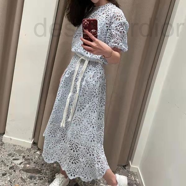 casual dresses designer fadan 's 2022 new lace up waist hollow fly sleeve lace short sleeve long dress for women 18vs, Black;gray
casual dresses designer fadan 's 2022 new lace up waist hollow fly sleeve lace short sleeve long dress for women 18vs, Black;gray