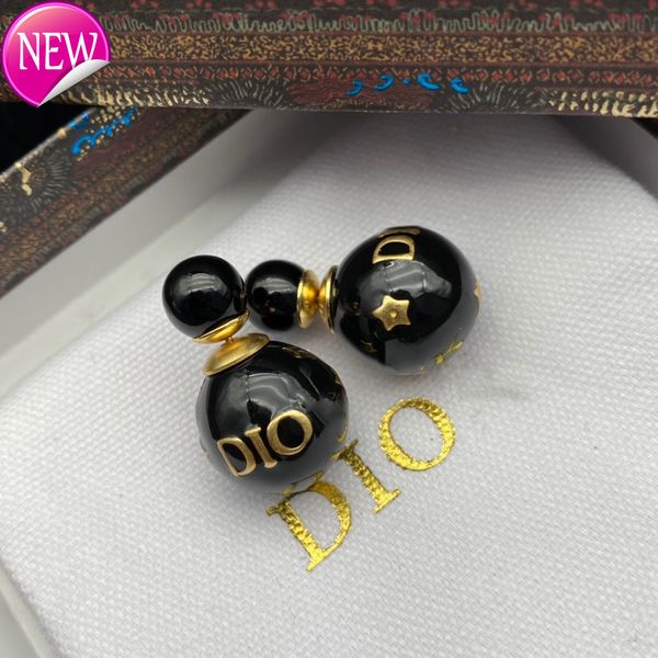 luxury brand design earrings / d's new cd black pearl earrings dark cold wind personality versatile letter star, Golden;silver
luxury brand design earrings / d's new cd black pearl earrings dark cold wind personality versatile letter star, Golden;silver