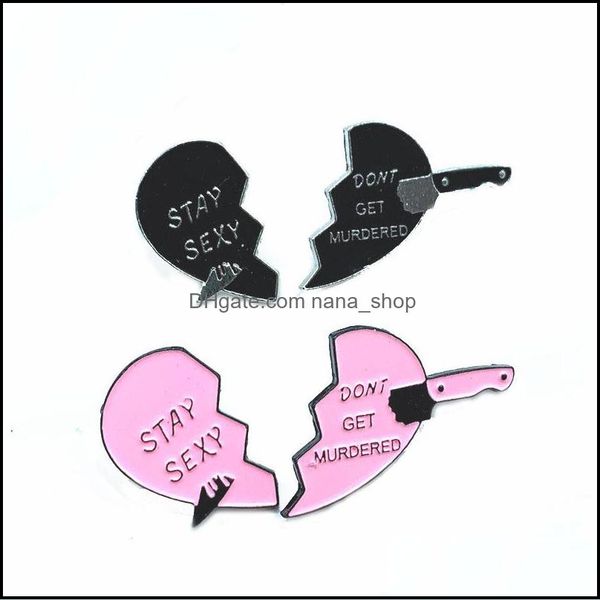 pins brooches stay heart enamel pin dont get murdered badge brooches denim clothes bag lapel fashion couple jewelry gi nanashop dhmte, Gray
pins brooches stay heart enamel pin dont get murdered badge brooches denim clothes bag lapel fashion couple jewelry gi nanashop dhmte, Gray