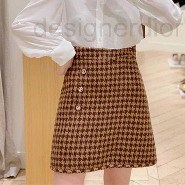 skirts designer fadan autumn and winter thousand bird check side breasted tweed skirt 6mq8, Black
skirts designer fadan autumn and winter thousand bird check side breasted tweed skirt 6mq8, Black