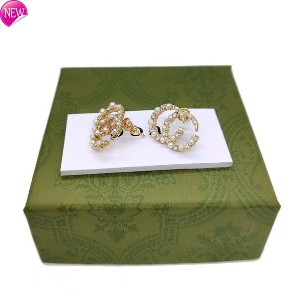 luxury brand design earrings g family earrings fashion new golden pearl double g women's temperament style autumn and winter, Golden;silver
luxury brand design earrings g family earrings fashion new golden pearl double g women's temperament style autumn and winter, Golden;silver