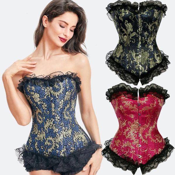 plus size gothic corset overbust bustiers and corsets slimming waist trainer, Black;white
plus size gothic corset overbust bustiers and corsets slimming waist trainer, Black;white