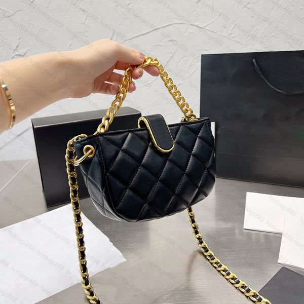 designer bag handbags black shoulder bags leather chain women crossbody handbag messenger dust bag