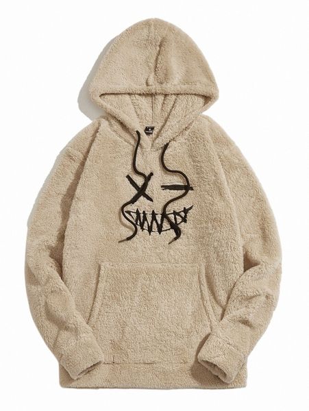 men's hoodies & sweatshirts men face embroidery drawstring flannel hoodie l9bq#, Black
men's hoodies & sweatshirts men face embroidery drawstring flannel hoodie l9bq#, Black