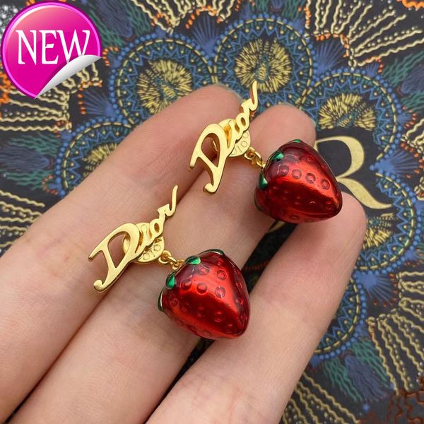 luxury brand design earrings d home / 2022 new red strawberry earrings natural fashion personalized female fruit, Golden;silver
luxury brand design earrings d home / 2022 new red strawberry earrings natural fashion personalized female fruit, Golden;silver