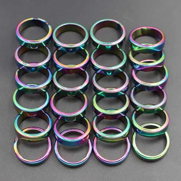 fashion 6mm hematite rings colorful flat arc gallstone couple rainbow non-magnetic relieve anxiety chakra energy jewelry gift, Golden;silver
fashion 6mm hematite rings colorful flat arc gallstone couple rainbow non-magnetic relieve anxiety chakra energy jewelry gift, Golden;silver