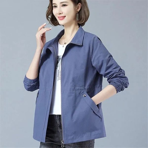 women s jackets autumn women jacket long sleeves casual windbreaker female korean fashion loose basic coat outwear 4xl a 182 220905, Black;brown
women s jackets autumn women jacket long sleeves casual windbreaker female korean fashion loose basic coat outwear 4xl a 182 220905, Black;brown