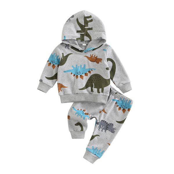 clothing sets infant baby girls boys toddler outfits suit cartoon dinosaur print long sleeve hooded sweatshirt with pant 2pcs set 220905, White
clothing sets infant baby girls boys toddler outfits suit cartoon dinosaur print long sleeve hooded sweatshirt with pant 2pcs set 220905, White