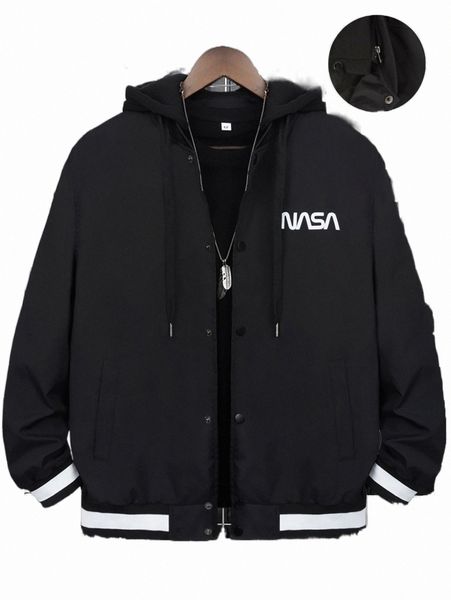 men's jackets men 1pc letter graphic striped trim drawstring hooded jacket a0nt#, Black;brown
men's jackets men 1pc letter graphic striped trim drawstring hooded jacket a0nt#, Black;brown