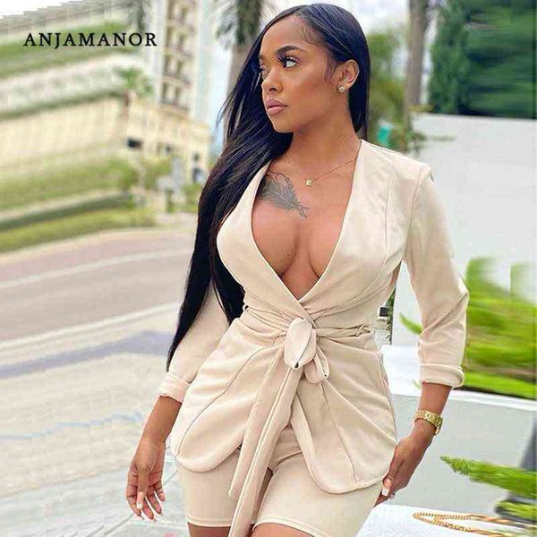 women's two piece pants anjamanor 2 piece set women jacket blazer outfit fall 2021 fashion shorts sets elegant business pant suit d74-d, White
women's two piece pants anjamanor 2 piece set women jacket blazer outfit fall 2021 fashion shorts sets elegant business pant suit d74-d, White