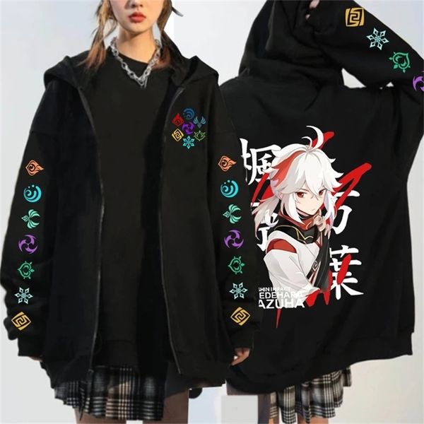 men's hoodies sweatshirts genshin impact kaedehara kazuha hu tao zip up hoodie hip hop streetwear cartoon genshin xiao mask anime zippe, Black
men's hoodies sweatshirts genshin impact kaedehara kazuha hu tao zip up hoodie hip hop streetwear cartoon genshin xiao mask anime zippe, Black