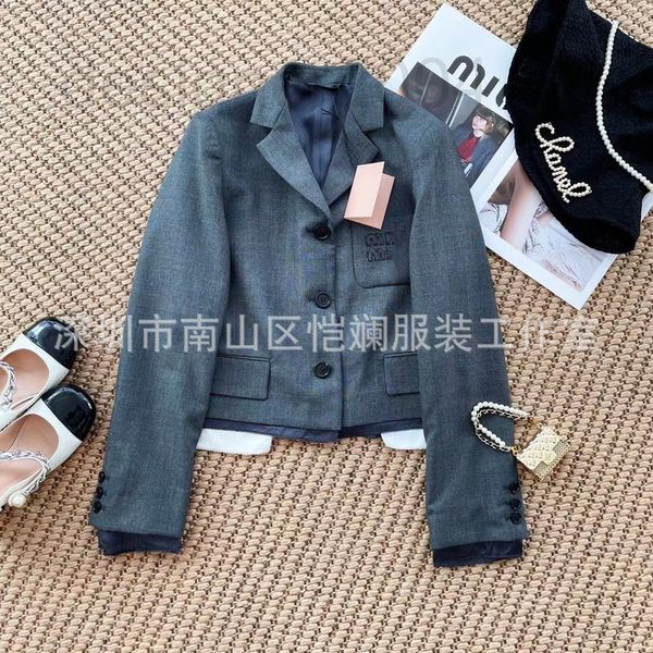 women's two piece pants designer miss nanyoumu miu's new spring and summer 2022 college style single breasted lapel suit jacket oq, White
women's two piece pants designer miss nanyoumu miu's new spring and summer 2022 college style single breasted lapel suit jacket oq, White