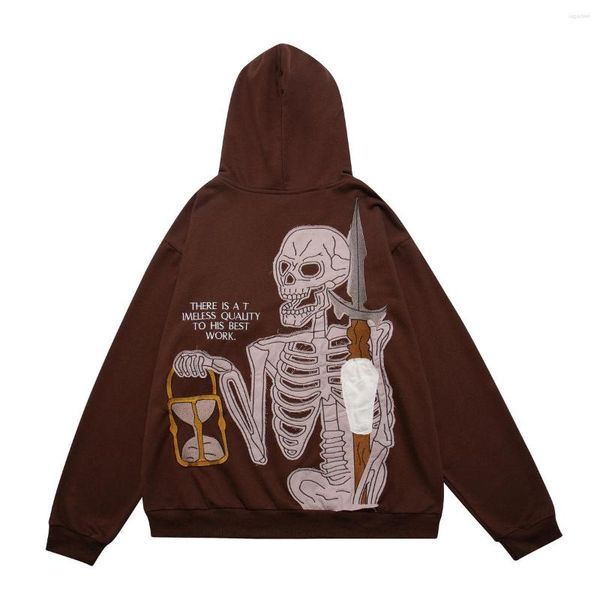 men's hoodies hip hop cardigan hoodie sweatshirt y2k grunge streetwear 2022 retro skull skeleton patch casual harajuku hooded jacket, Black
men's hoodies hip hop cardigan hoodie sweatshirt y2k grunge streetwear 2022 retro skull skeleton patch casual harajuku hooded jacket, Black
