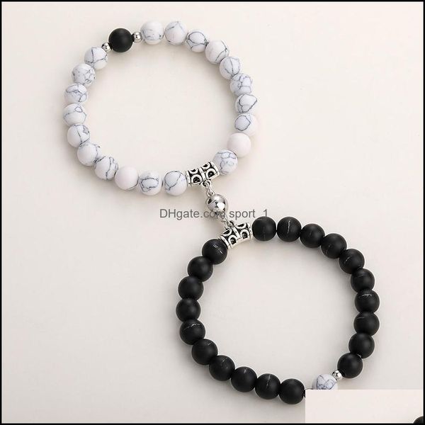 charm bracelets lover chic magnet friendship bracelets for couples 8mm stone stretchy rope beaded bracelet statement jewelry gifts dr dhwta, Golden;silver
charm bracelets lover chic magnet friendship bracelets for couples 8mm stone stretchy rope beaded bracelet statement jewelry gifts dr dhwta, Golden;silver