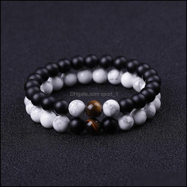 charm bracelets lover 8mm stone beads bracelet women men bangle beaded hand strings couple drop delivery 2021 jewelry bracelets dhsell dhwti, Golden;silver
charm bracelets lover 8mm stone beads bracelet women men bangle beaded hand strings couple drop delivery 2021 jewelry bracelets dhsell dhwti, Golden;silver