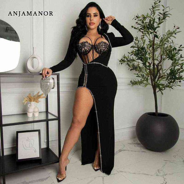 women's two piece pants anjamanor rhinestone corset bodysuit split maxi dresses for women evening party club outfits 2 piece dress sets, White
women's two piece pants anjamanor rhinestone corset bodysuit split maxi dresses for women evening party club outfits 2 piece dress sets, White